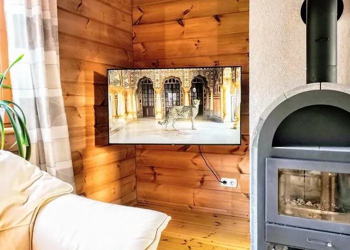 Gemuetliches Blockhaus Am Wald Mit Grossem Garten Prázdninový dům